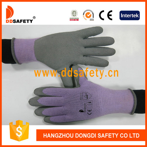 Knitted with latex glove Knitted with latex glove